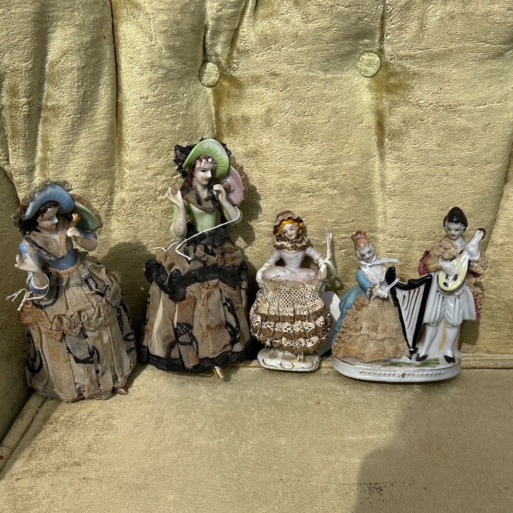 Elegant Porcelain Lady Figurine